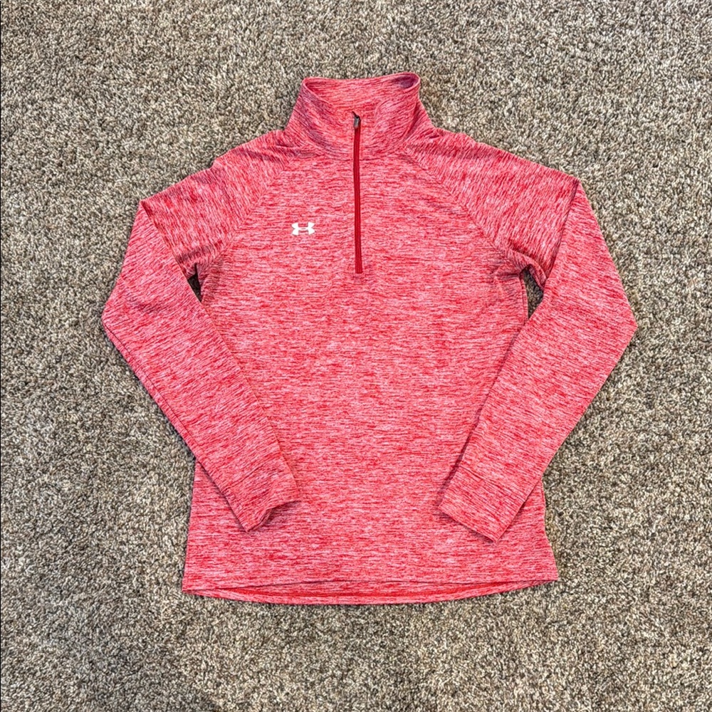 Under Armour Heathered Red Pullover